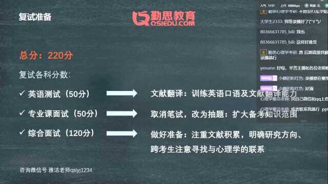 2020年深圳大学心理学考研专硕初试高分经验分享