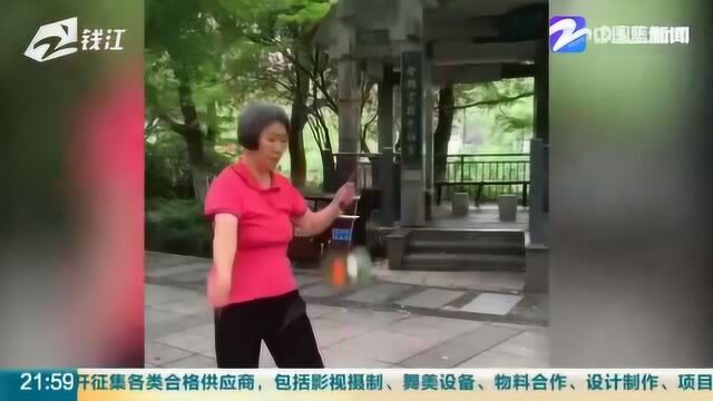 美丽浙江看大屏:杭州一73岁阿姨10年时间将空竹玩得“飞起”