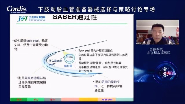 贾伟《Saber球囊在严重钙化患者血管准备中的应用》