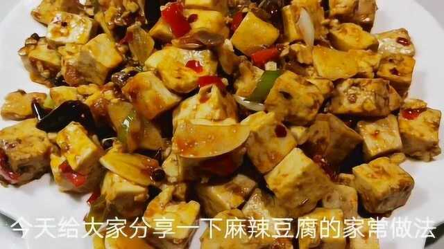 教你麻辣豆腐的家常做法,方法简单,麻辣鲜香又入味,全家爱吃