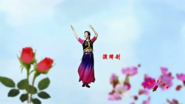 湛江风信子广场舞《美丽姑娘我爱你》中国姑娘演绎新疆舞,一夜爆红网络