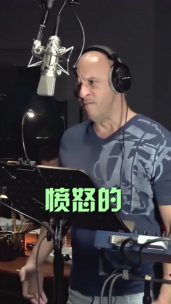 范迪塞尔为小树人格鲁特幕后配音超可爱