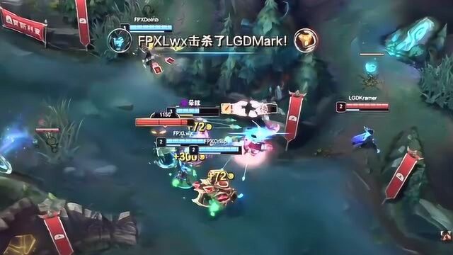 LPL夏季赛 FPX vs LGD决胜局,FPX精彩团战操作集锦