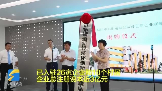 30秒丨滨州市滨城区市东街道新经济体创新创业中心揭牌 26家企业入驻