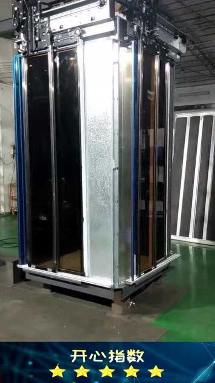 加班试装的别墅电梯直角开门发到香港去