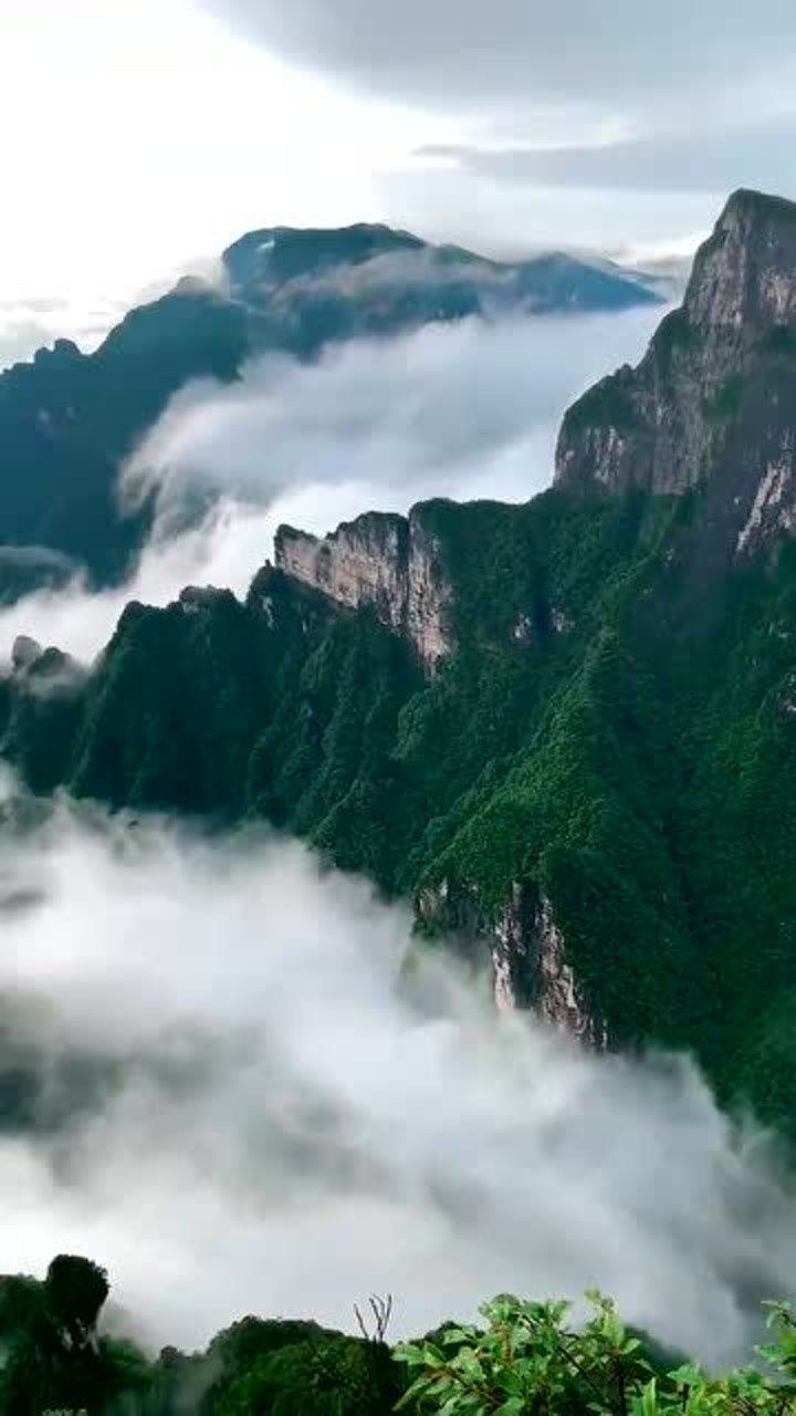 大自然的风景美如画镜头一转我被惊艳到了