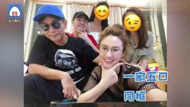 吴宗宪晒家庭照 4个学霸子女同时出镜 大呼:爸爸爱你们!