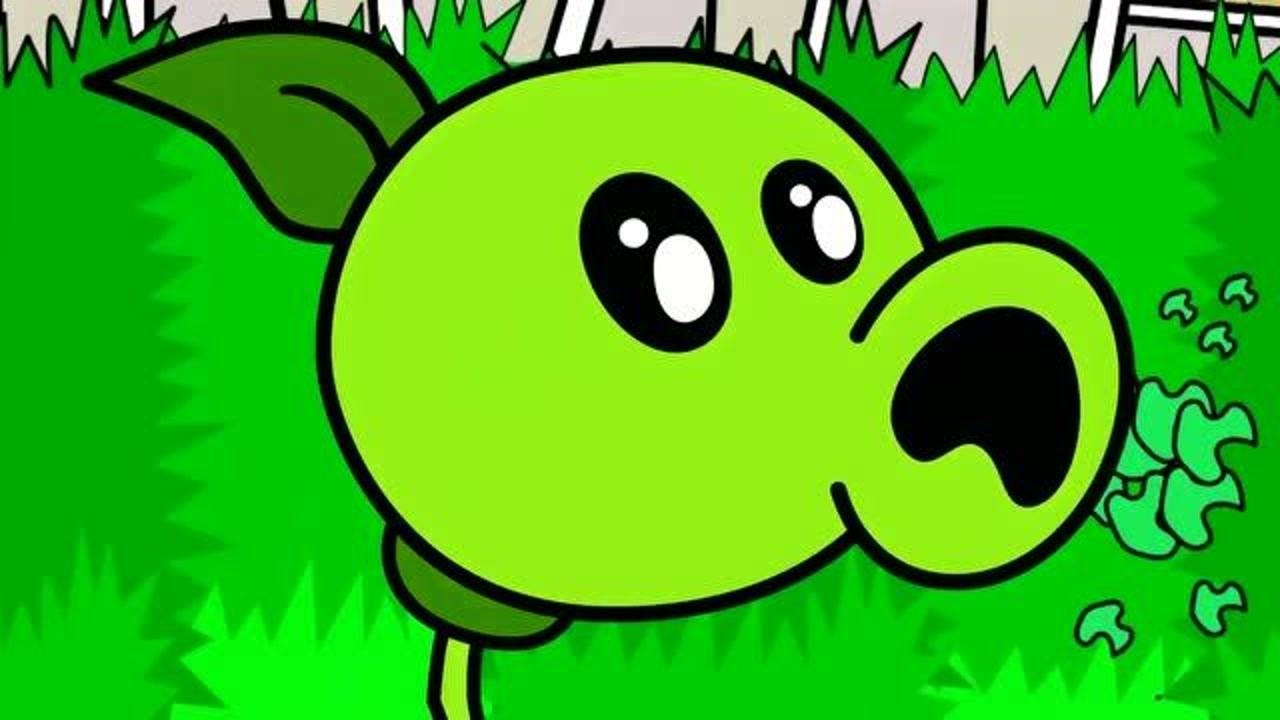 植物大战僵尸豆豆枪的吻