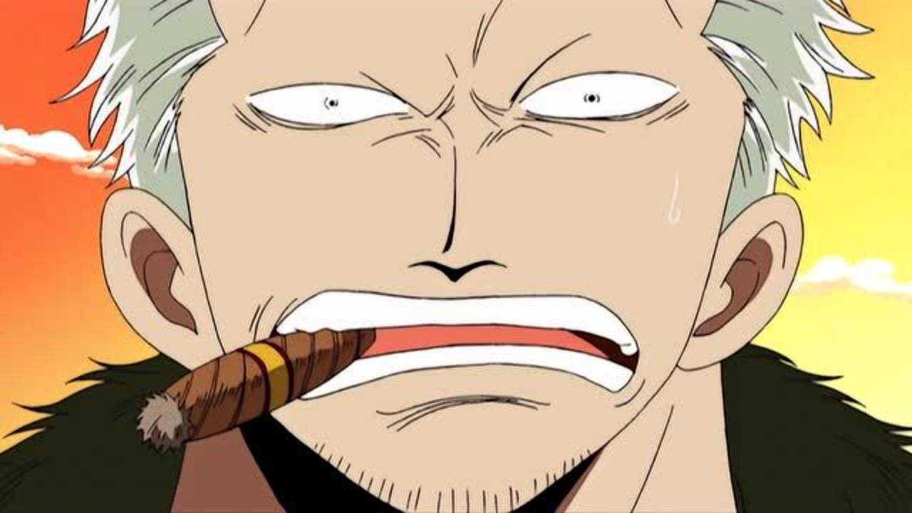 航海王:斯摩格主动放路飞走,路飞一句话让他脸红了,好尴尬的气氛