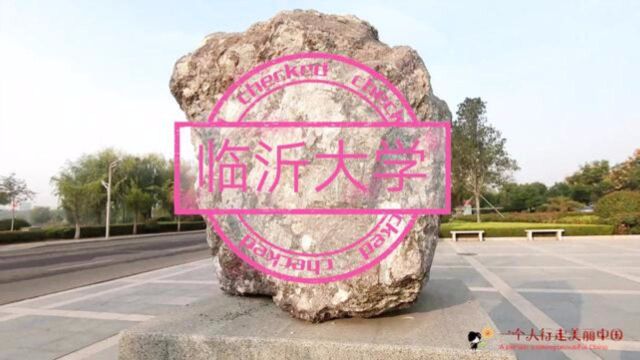 带你转转临沂大学,看看美丽的大学校园,发现一块大金矿石