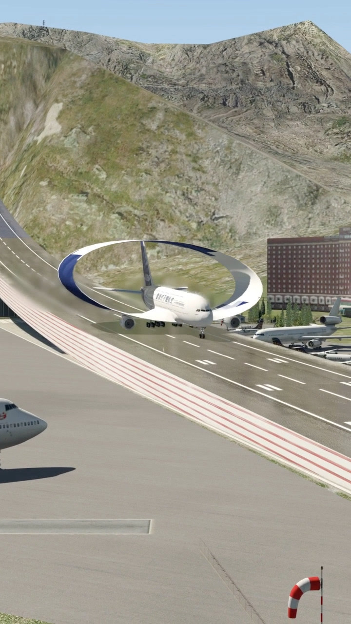 4层环翼客机,巨型客机使用环翼有好处吗?模拟飞行