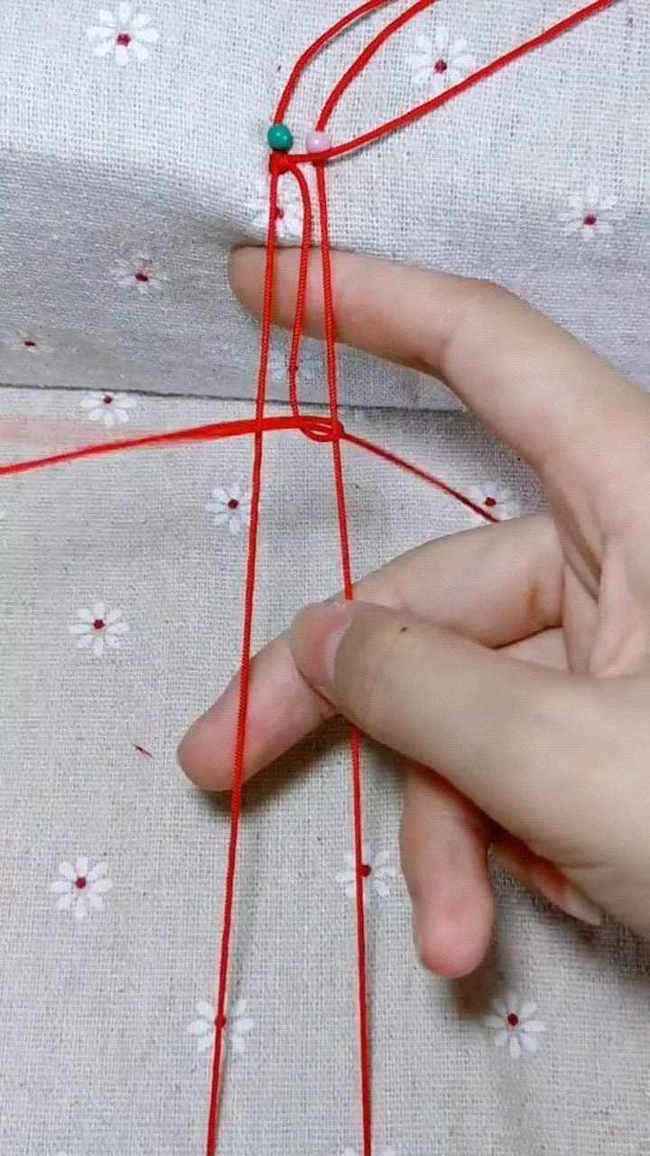 双向雀头结包硬币编法