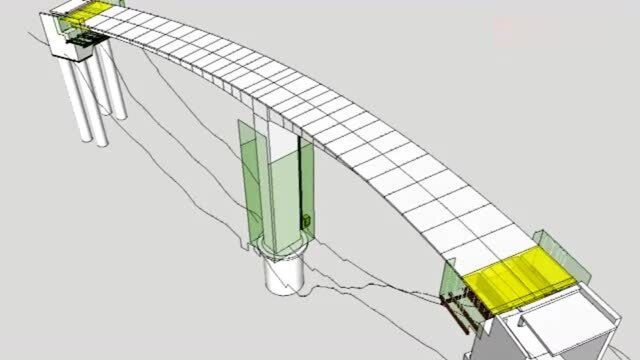 动画演示预应力混凝土桥梁施工,又长见识了!