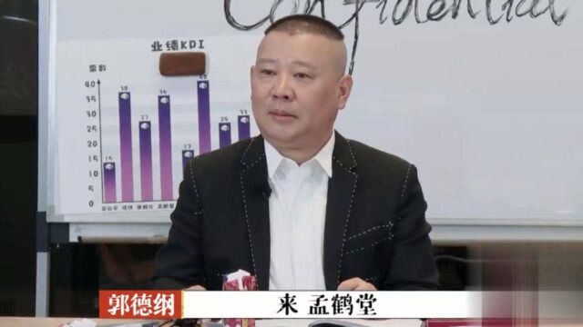 郭德纲:你做了公司COO后,怎么处理卫生问题?孟鹤堂巧妙回应!