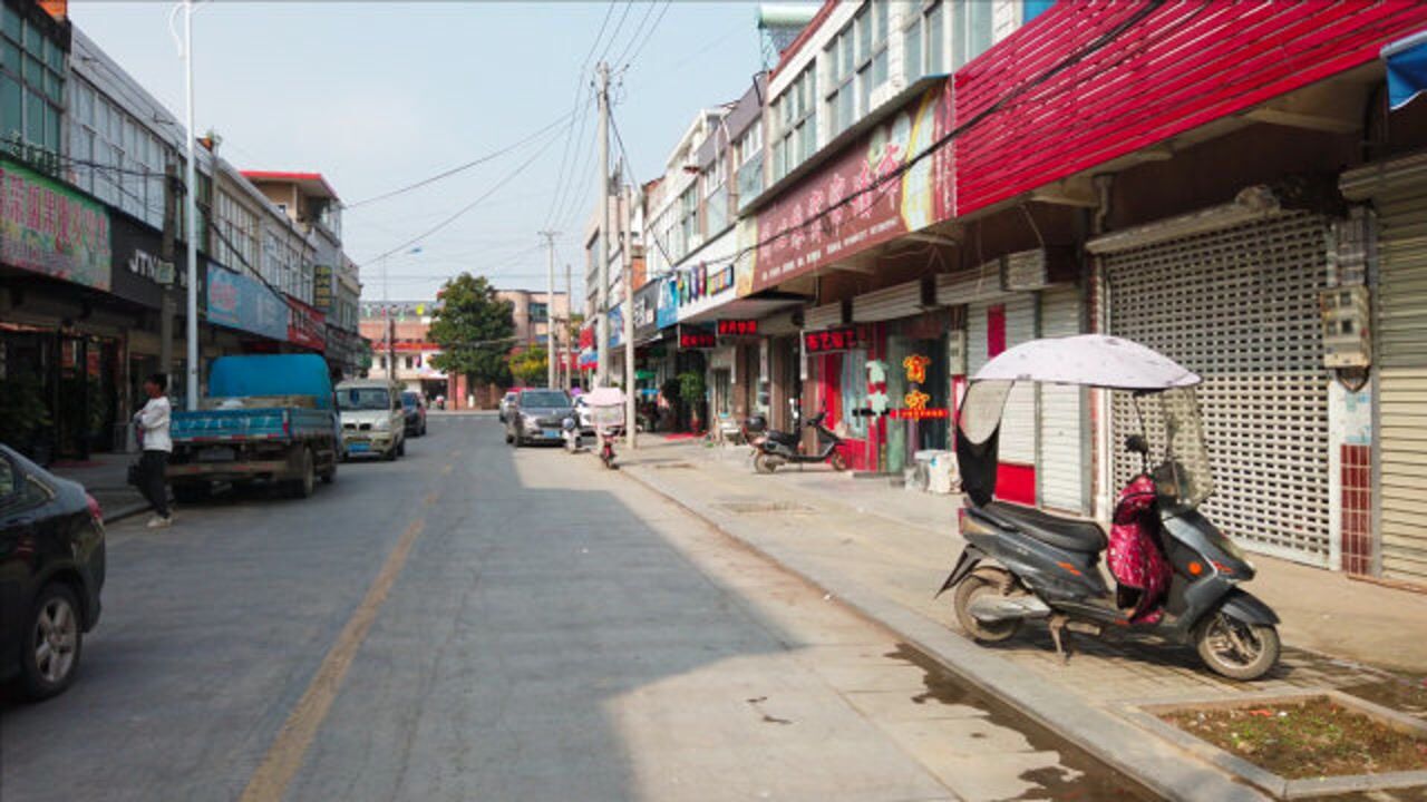 安徽六安实拍舒城县杭埠镇街景这个小镇你有没有来过