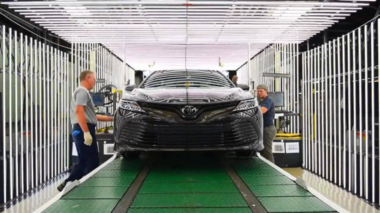 带你走进丰田汽车制造工厂,看看它的制造过程,太震撼了