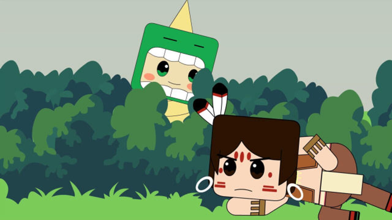 迷你世界吃鸡动画第195集:卡卡的肤色太骚气,躲在草丛都掩盖不住_高清