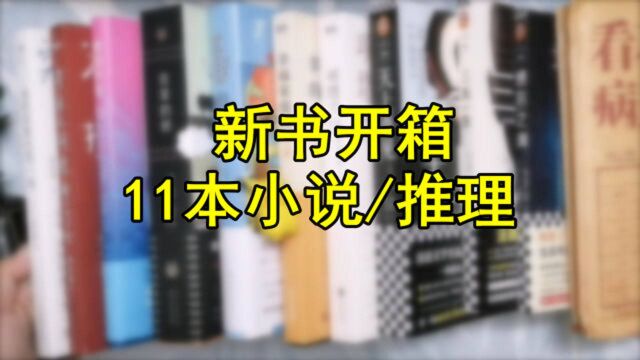 新书开箱:11本近期出版的小说|推理|散文集的分享