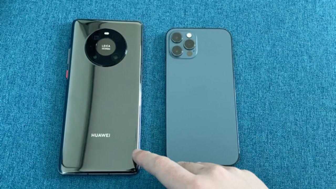 朋友买的华为mate40后悔死了,对比我的iphone12,打脸了!