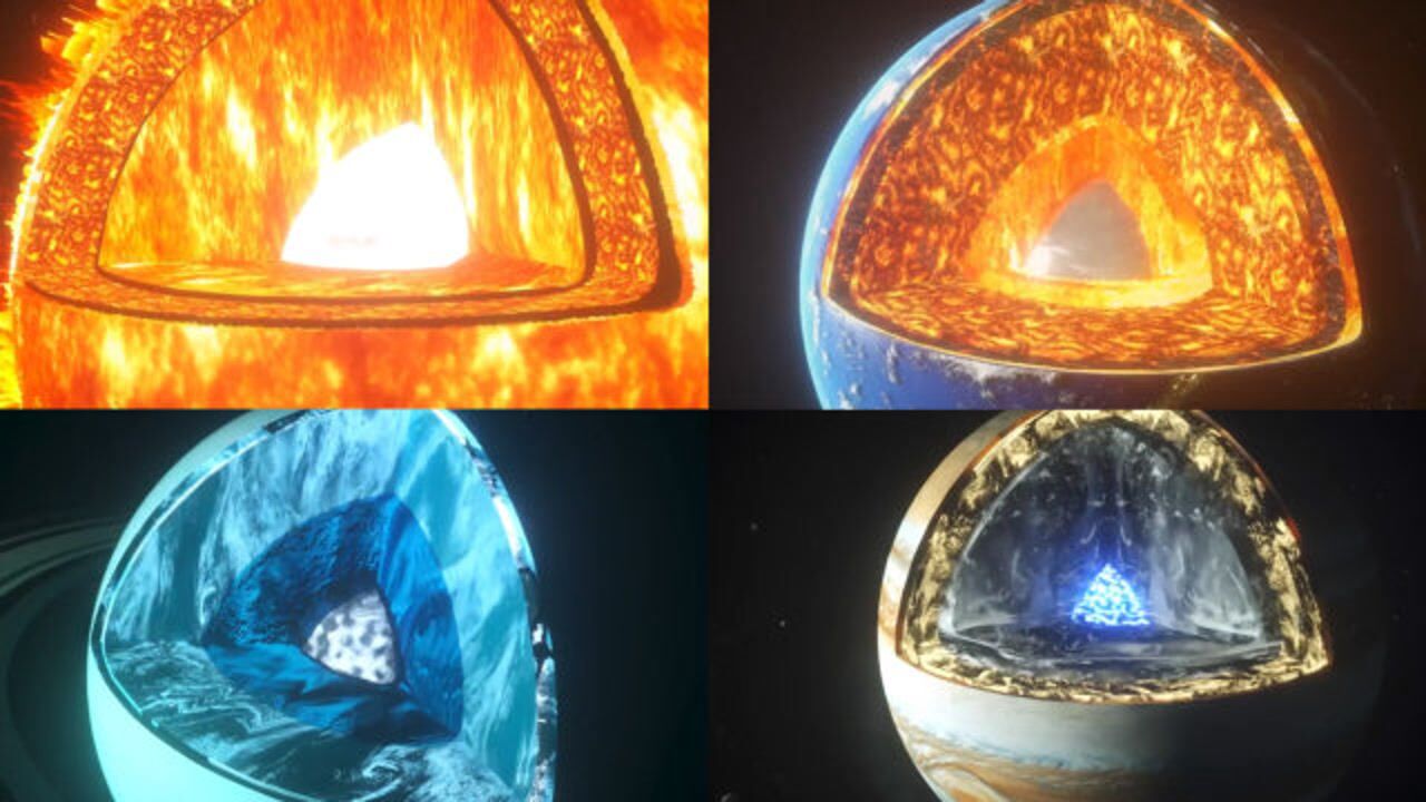 简单了解太阳系内太阳与八大行星的内核是什么样的