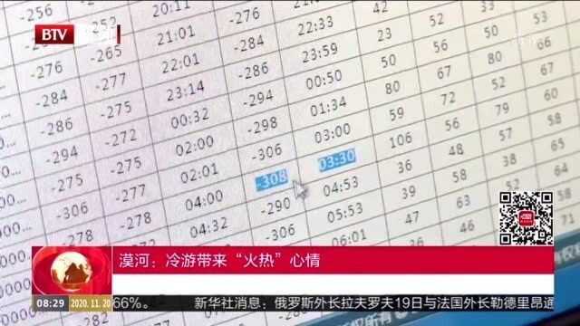 漠河:冷游带来“火热”心情