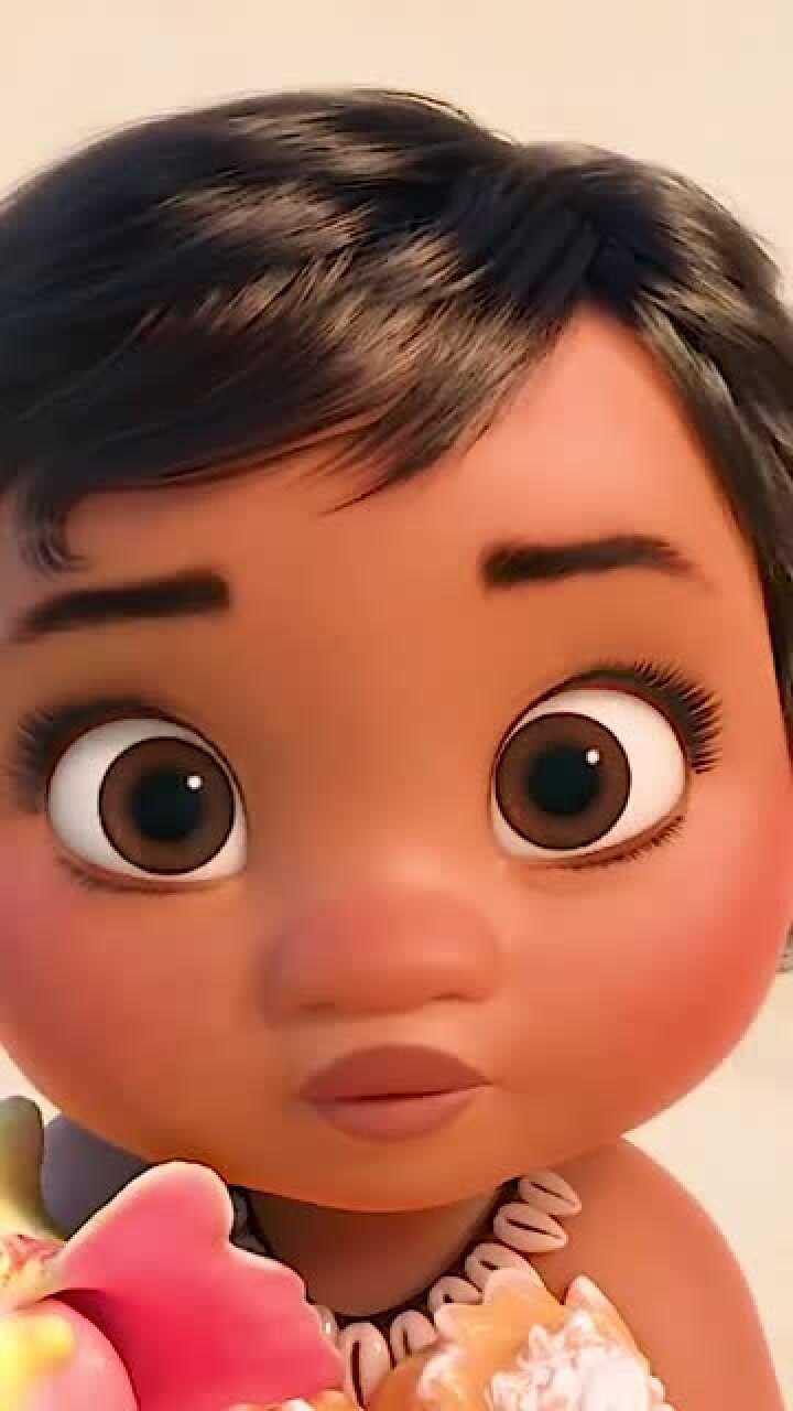 海洋奇缘喜欢大海的莫阿娜真是一个小可爱