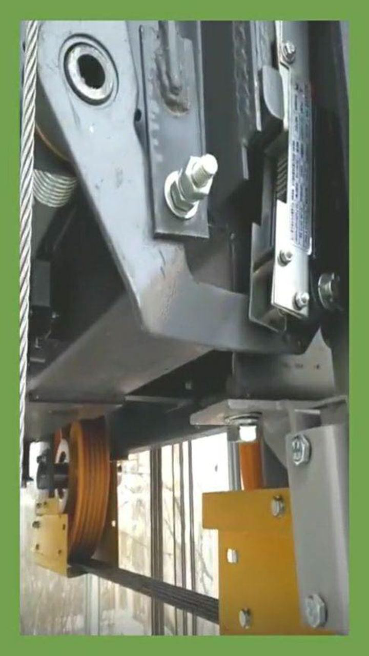 电梯安全钳调整中听到发出的声音后我忍不住录了下来想不通