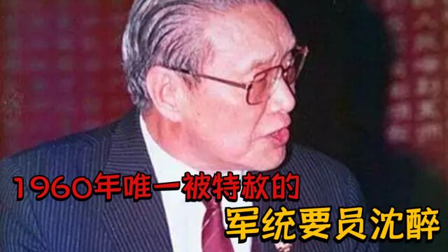 沈醉:1960年,唯一被特赦的军统要员