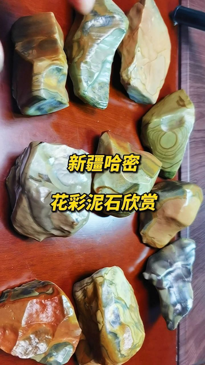 新疆哈密花彩泥石欣赏