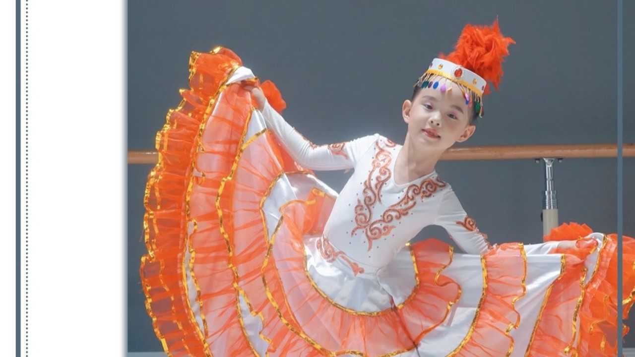 景洪舞之韵哈萨克族舞鲜花