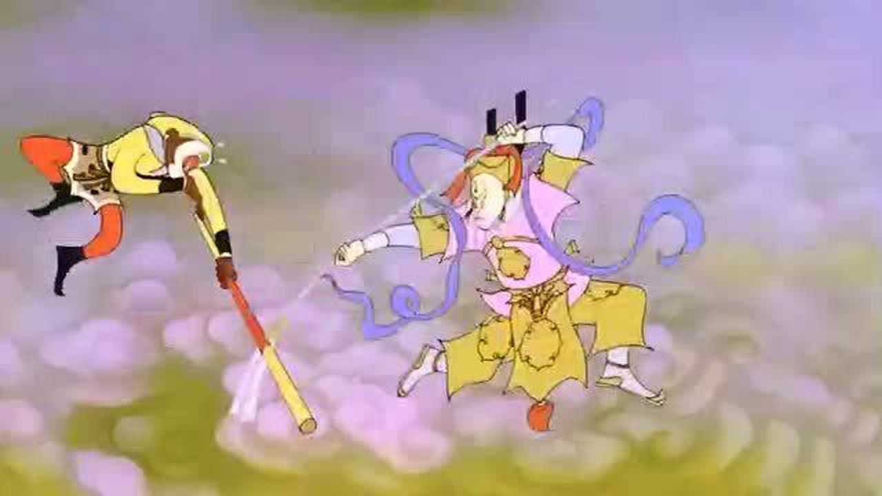 大闹天宫:二郎神大战孙悟空,招招式式显真功!