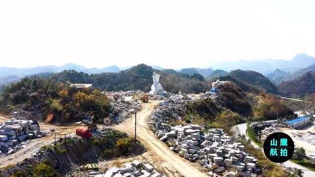 贵州在山里雕刻50米高奢香夫人像,直接削掉一座山,至今未完工