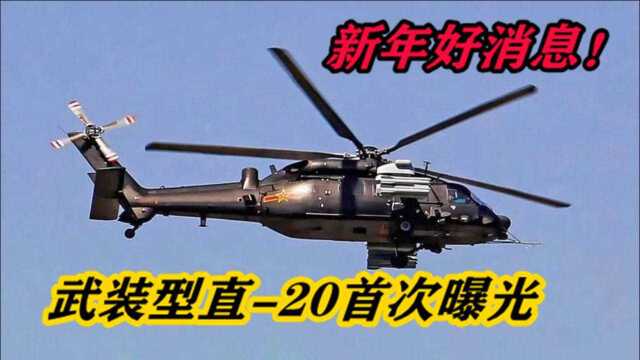 新年好消息!武装型直20首次曝光,重型武装直升机也在研制中?