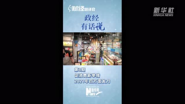 政经有话说|王文涛谈促消费新举措 2021年四方面发力