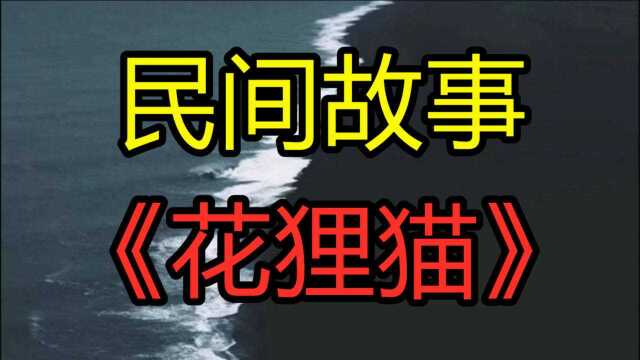 民间故事《花狸猫》清朝末年那会戴着红缨帽的清兵烧杀抢掠