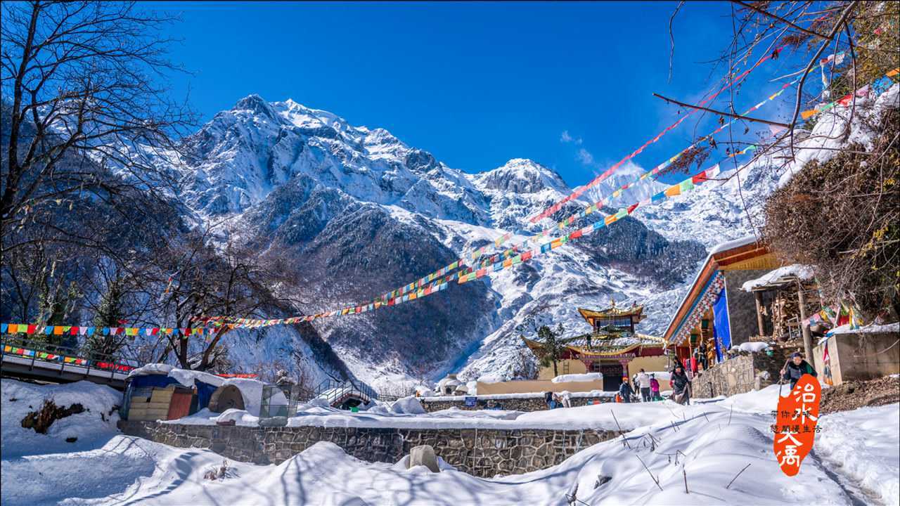 梅里雪山山顶寺庙之谜图片