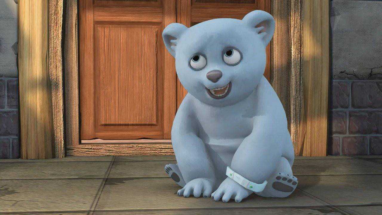 熊出没光头强捡到北极熊以为占了大便宜没想到家被毁了