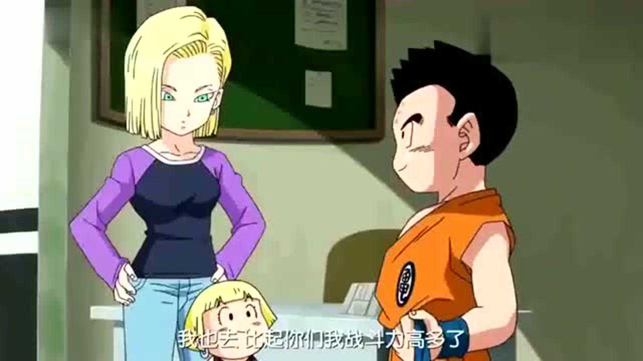 龙珠:克林让人造人18号剃头发,剃完后18号犯花痴了
