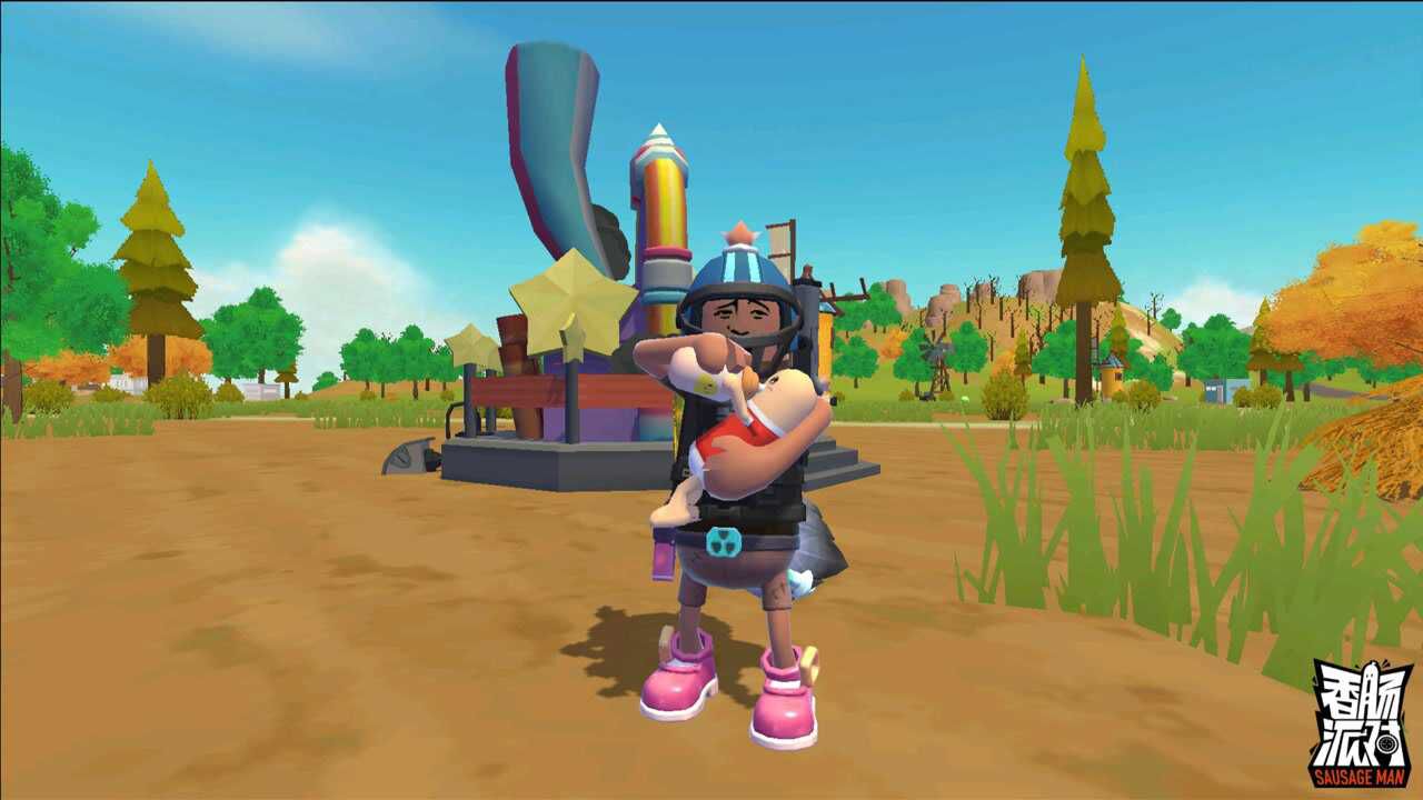 香肠派对新更新p90吃鸡神器甜心身份卡没有复活机也可以救队友