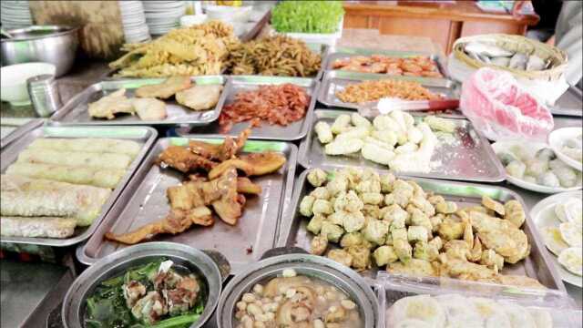 普宁老板摆几十个盘子开饭店,人均43元,9个人忙不开,生意太好