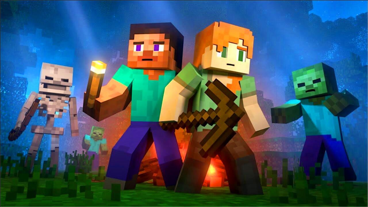 mc动画世界:史蒂夫和艾利克斯的战斗生活!