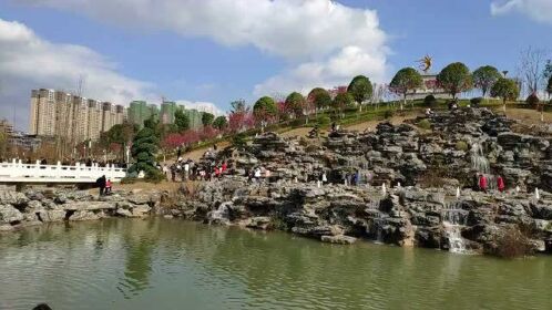 新春故鄉行:祁東首家主題公園——黃花公園,有山有水,遊人如織