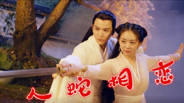 用《天龙八部》主题曲打开《长白ⷧ𕨛‡传》蒙恩郝思雯上演人蛇之恋,绝美