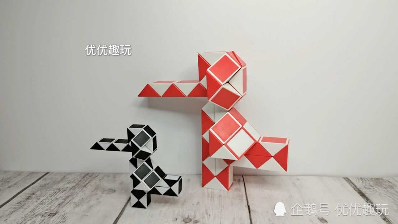 48段魔尺教程变啄木鸟魔尺变动物系列简单易学慢动作一步一步教会你