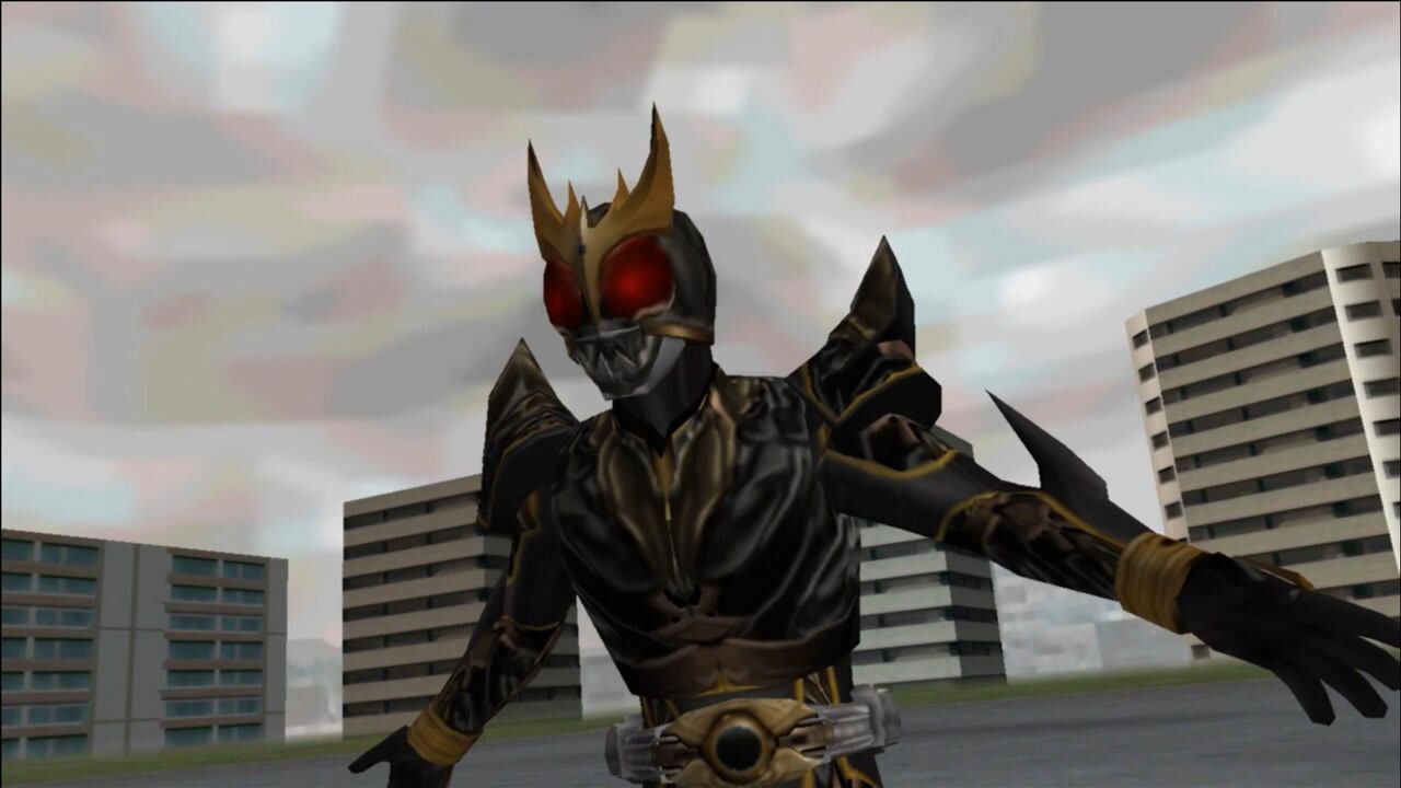 假面骑士异类空我vs星币变身究极形态使出骑士踢