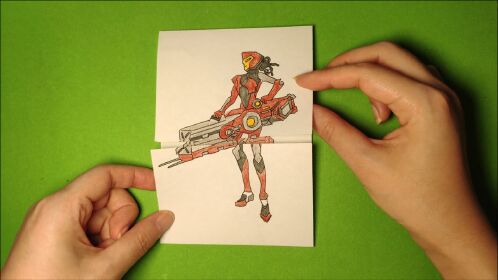 手绘重装上阵机甲变形升级,画法简单展开炫酷,前后对比哪个厉害