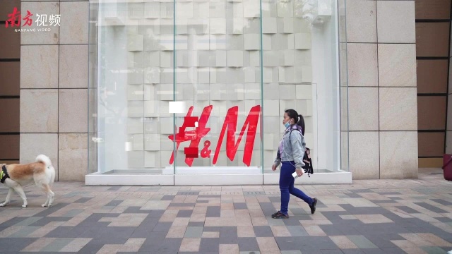 记者走访H&M、耐克等广州门店:争议中的品牌与无奈的打工人