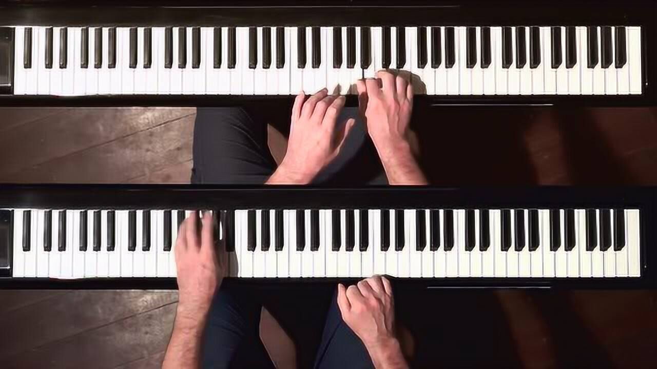 10、《G弦上的咏叹调》BWV1068PaulBarton演奏并分解教学双钢琴版第一部分_高清1080P在线观看平台_腾讯视频