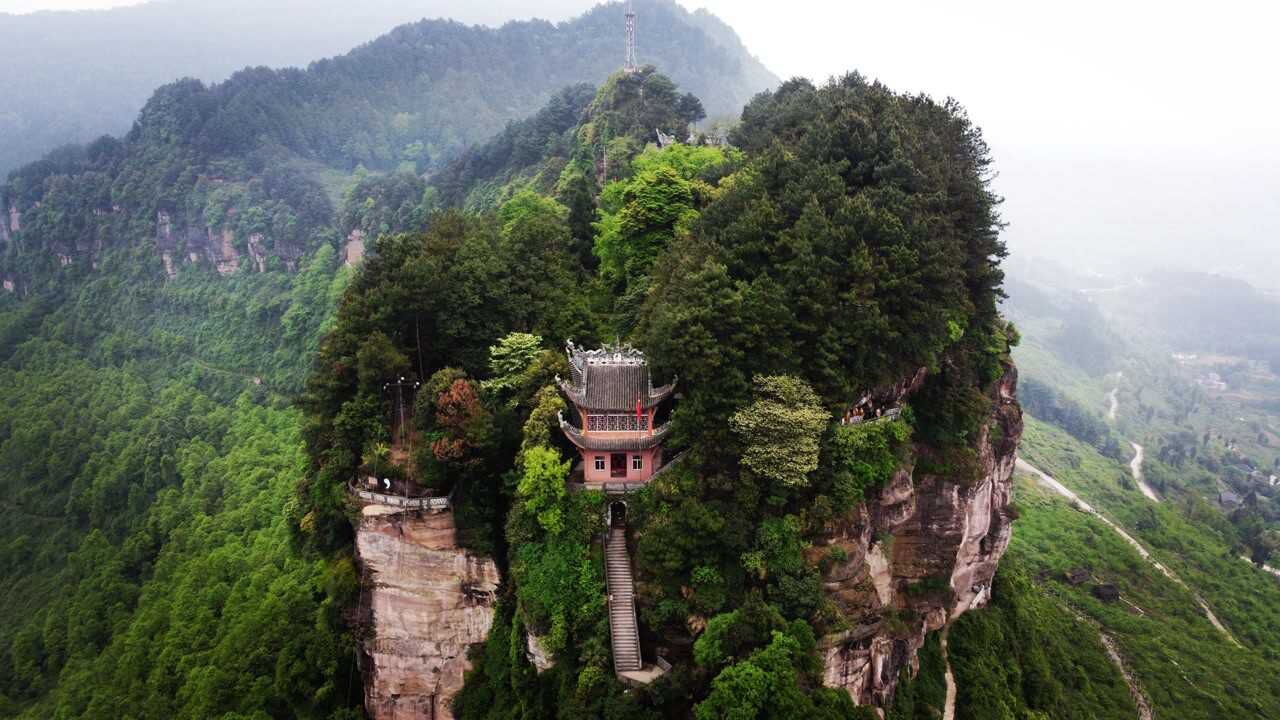 从重庆主城自驾綦江白云观,全程80公里,值得一去的免费景点