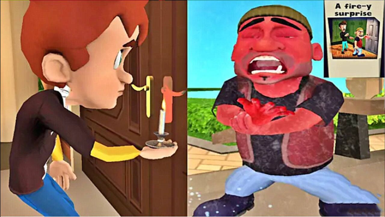 疯狂小偷:小偷老大烫红了手,以后再也不敢做小偷了!_高清1080p在线观